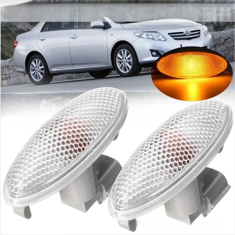 New 2Pcs 12V Side Indicator Repeater Light Lamp Repeater Lamp Indicator for Toyota Corolla Mainland China
New 2Pcs 12V Side Indicator Repeater Light Lamp Repeater Lamp Indicator for Toyota Corolla Mainland China