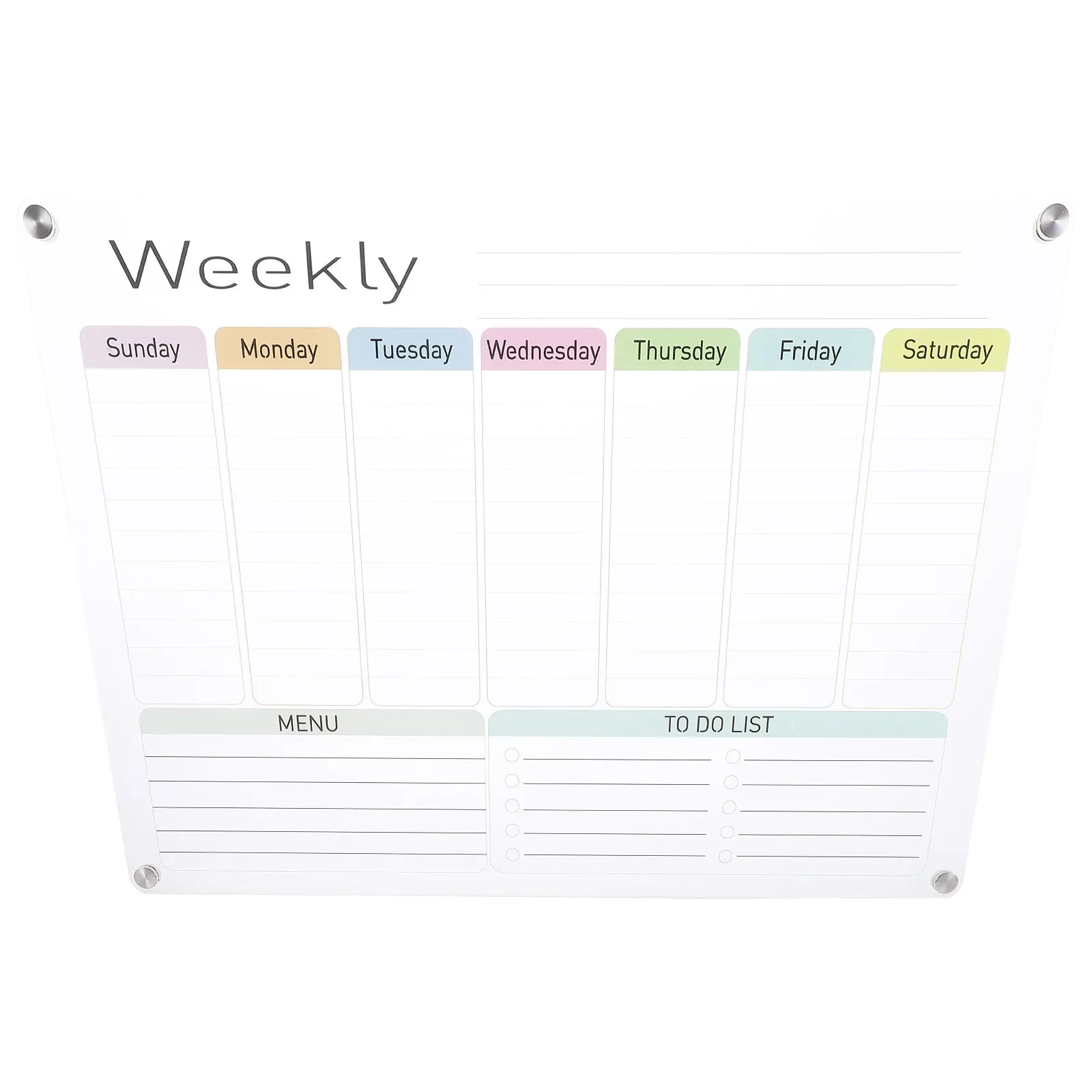 Acrylic Dry Erase Calendar for Fridge Magnetic Planning Whiteboard Schedule Organizer to Do List Message Board Kitchen Supplies
Acrylic Dry Erase Calendar for Fridge Magnetic Planning Whiteboard Schedule Organizer to Do List Message Board Kitchen Supplies