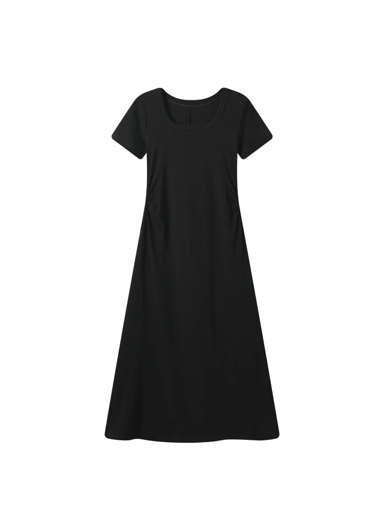 Summer New Style Hepburn Style plus Size Women's Dress Fashionable Slimming A-Line Skirt Cotton Blend Short Sleeve Midi Dress
Summer New Style Hepburn Style plus Size Women's Dress Fashionable Slimming A-Line Skirt Cotton Blend Short Sleeve Midi Dress