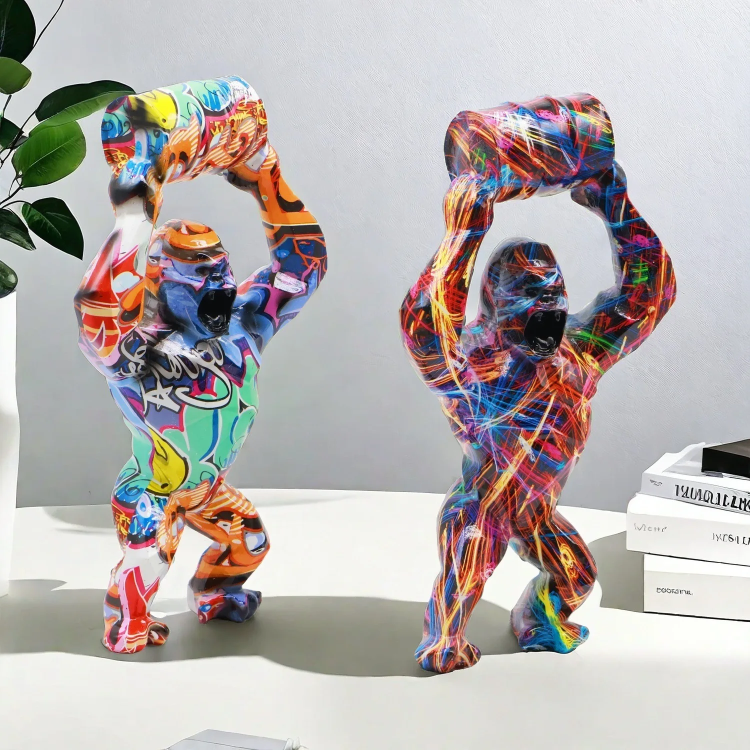 Креативная скандинавская скульптура из смолы с изображением орангутанга, художественная статуя, скандинавское украшение для дома и комнаты, декор сцены, тематический декор для вечеринки
Креативная скандинавская скульптура из смолы с изображением орангутанга, художественная статуя, скандинавское украшение для дома и комнаты, декор сцены, тематический декор для вечеринки