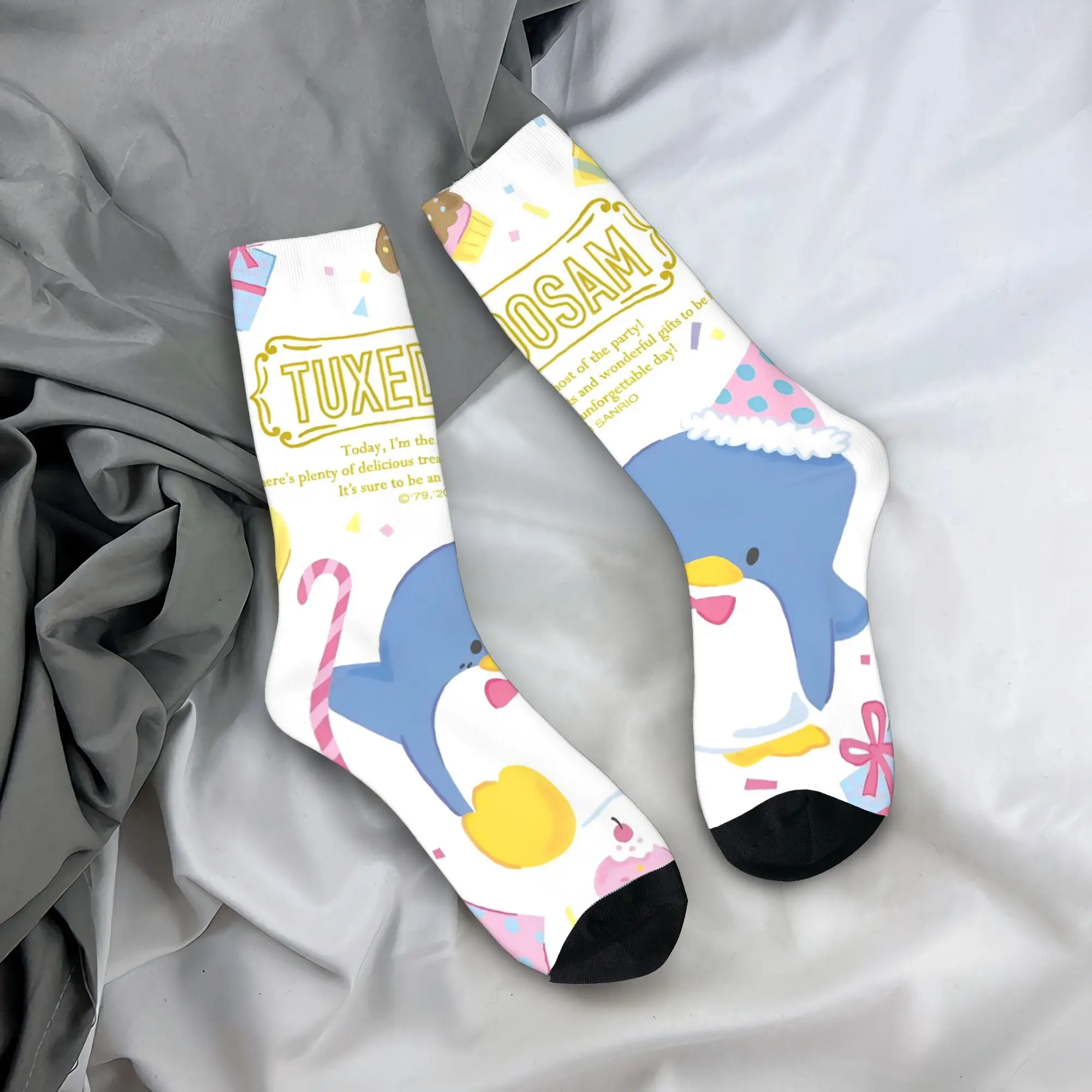 Tuxedo Sam Penguin Cartoon Socks Non Skid Stockings Men's Comfortable Outdoor Socks Autumn Elegant Printed Socks
Tuxedo Sam Penguin Cartoon Socks Non Skid Stockings Men's Comfortable Outdoor Socks Autumn Elegant Printed Socks