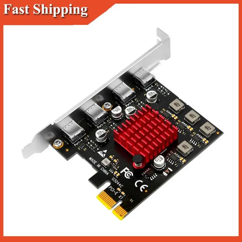 AB97-PCIE Плата расширения PCIE на 4-портовый USB3.2 Gen1 Type-C Карта расширения Карта адаптера для настольного ПК
AB97-PCIE Плата расширения PCIE на 4-портовый USB3.2 Gen1 Type-C Карта расширения Карта адаптера для настольного ПК