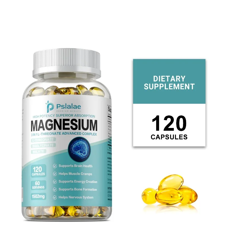 Magnesium L-Threonate Capsules - Promotes Brain Health, Enhances Memory, Concentration & Cognition, Boosts Nerve Energy
Magnesium L-Threonate Capsules - Promotes Brain Health, Enhances Memory, Concentration & Cognition, Boosts Nerve Energy