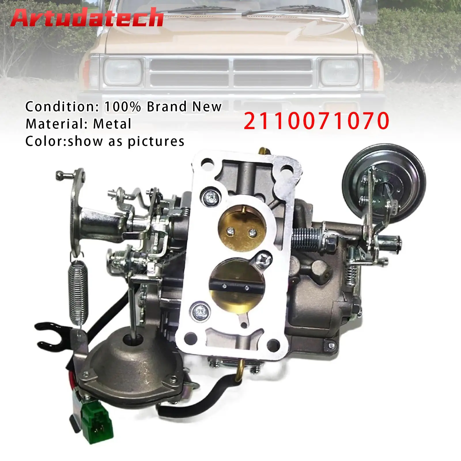 Artudatech 2 Barrel Carburetor 2110071070 For Toyota Hilux 1984-1989 1986 1987 1988 Liteace 1979-1985 Townace 21100-71070
Artudatech 2 Barrel Carburetor 2110071070 For Toyota Hilux 1984-1989 1986 1987 1988 Liteace 1979-1985 Townace 21100-71070