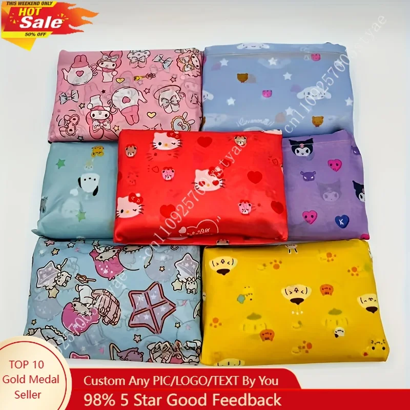 Sanrio My Melody Reusable Bags Large Capacity Reusable Grocery Bags Foldable Shopping Tote with Cute Cartoon Designs
Sanrio My Melody Reusable Bags Large Capacity Reusable Grocery Bags Foldable Shopping Tote with Cute Cartoon Designs
