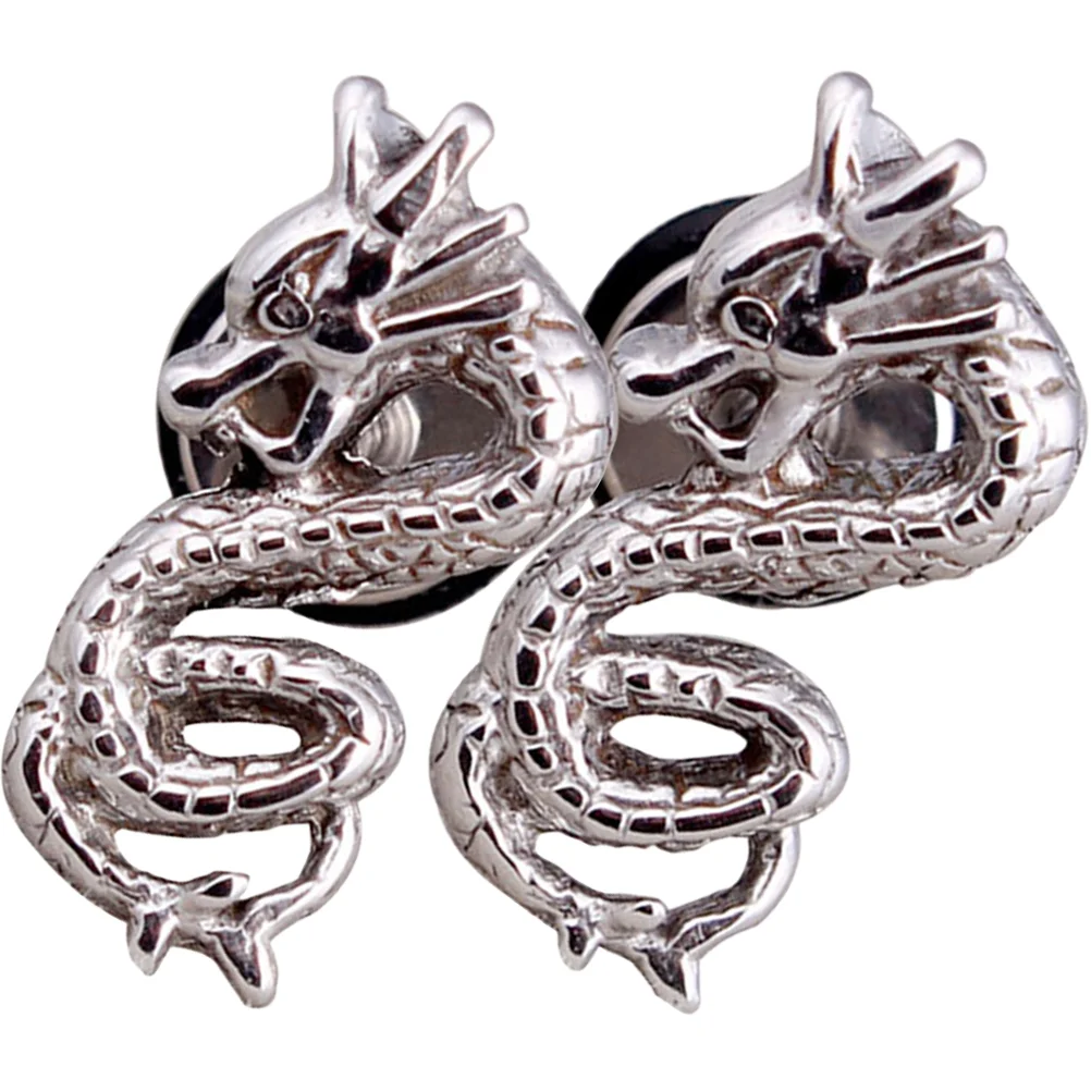 2 Pcs Dragon Earrings Jewelry Creative Eye-catching Decor Titanium Steel Unisex Decoration Chic and Elegant
2 Pcs Dragon Earrings Jewelry Creative Eye-catching Decor Titanium Steel Unisex Decoration Chic and Elegant