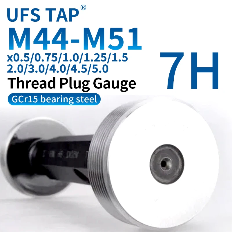 UFS 1PCS 7H M44-M51 Steel Metric Fine Thread Plug Gauge High Quality Measure X0.5/0.75/1.0/1.25/1.5/2.0/3.0/4.0/4.5/5.0
UFS 1PCS 7H M44-M51 Steel Metric Fine Thread Plug Gauge High Quality Measure X0.5/0.75/1.0/1.25/1.5/2.0/3.0/4.0/4.5/5.0