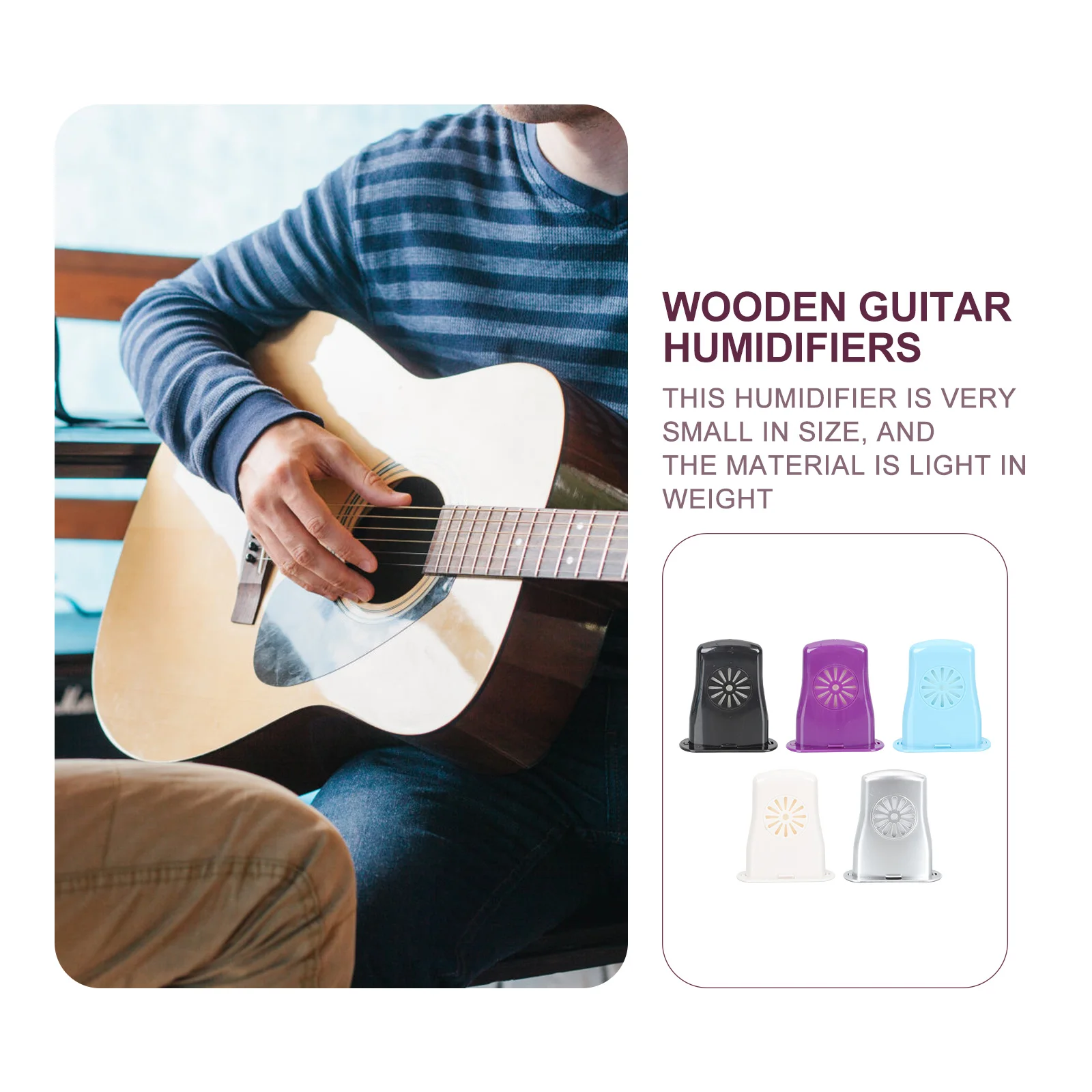 5pcs Guitar Humidifier Acoustic Sound Hole Hanging Maintain Kit Musical Instruments Abs Sponge Small Size Lightweight Effective
5pcs Guitar Humidifier Acoustic Sound Hole Hanging Maintain Kit Musical Instruments Abs Sponge Small Size Lightweight Effective