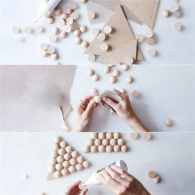 400Pcs 20 Mm Half Wooden Beads, Unfinished Split Natural Round Wood Balls Loose Beads For DIY Craft Christmas
400Pcs 20 Mm Half Wooden Beads, Unfinished Split Natural Round Wood Balls Loose Beads For DIY Craft Christmas