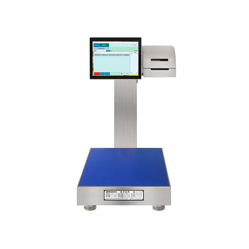 Fully Waterproof Smart Scale 30KG Battery Model Fully Waterproof, Meat-specific, Label Printing, Smart Screen, Software Editing