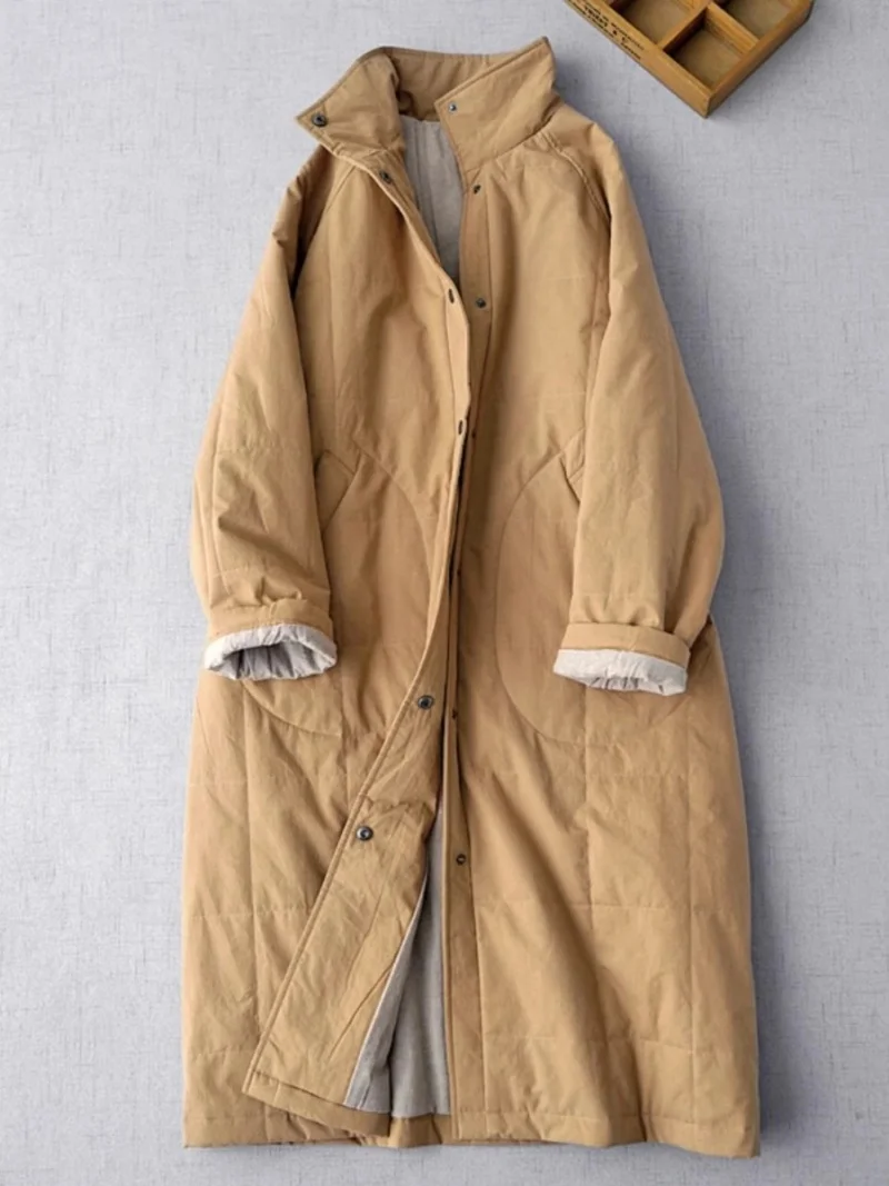 Winter 2025 Women's Quilted Windbreaker Artistic And Versatile Single Breasted Casual Loose Cotton Jacket Cotton Coat w1295
Winter 2025 Women's Quilted Windbreaker Artistic And Versatile Single Breasted Casual Loose Cotton Jacket Cotton Coat w1295