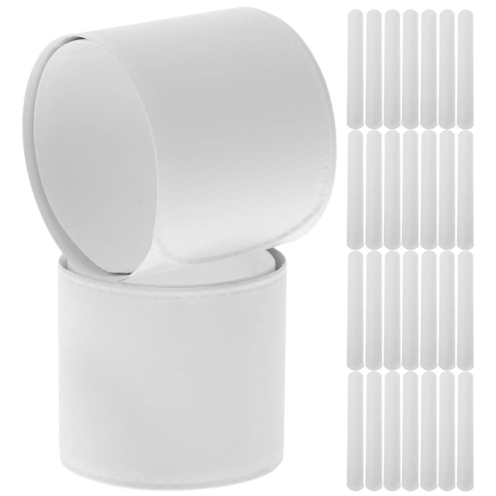 Pure White PVC Kids Craft Bracelets Pack Slap Bracelets For Kids Supplies Blank DIY Snap Bands for Party Gifts
Pure White PVC Kids Craft Bracelets Pack Slap Bracelets For Kids Supplies Blank DIY Snap Bands for Party Gifts