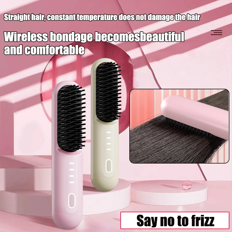 Портативный Стайлинг расческа беспроводной Перезаряжаемый ленивый завивка прямой двойной Стайлинг расческа отсоединение 
Портативный Стайлинг расческа беспроводной Перезаряжаемый ленивый завивка прямой двойной Стайлинг расческа отсоединение