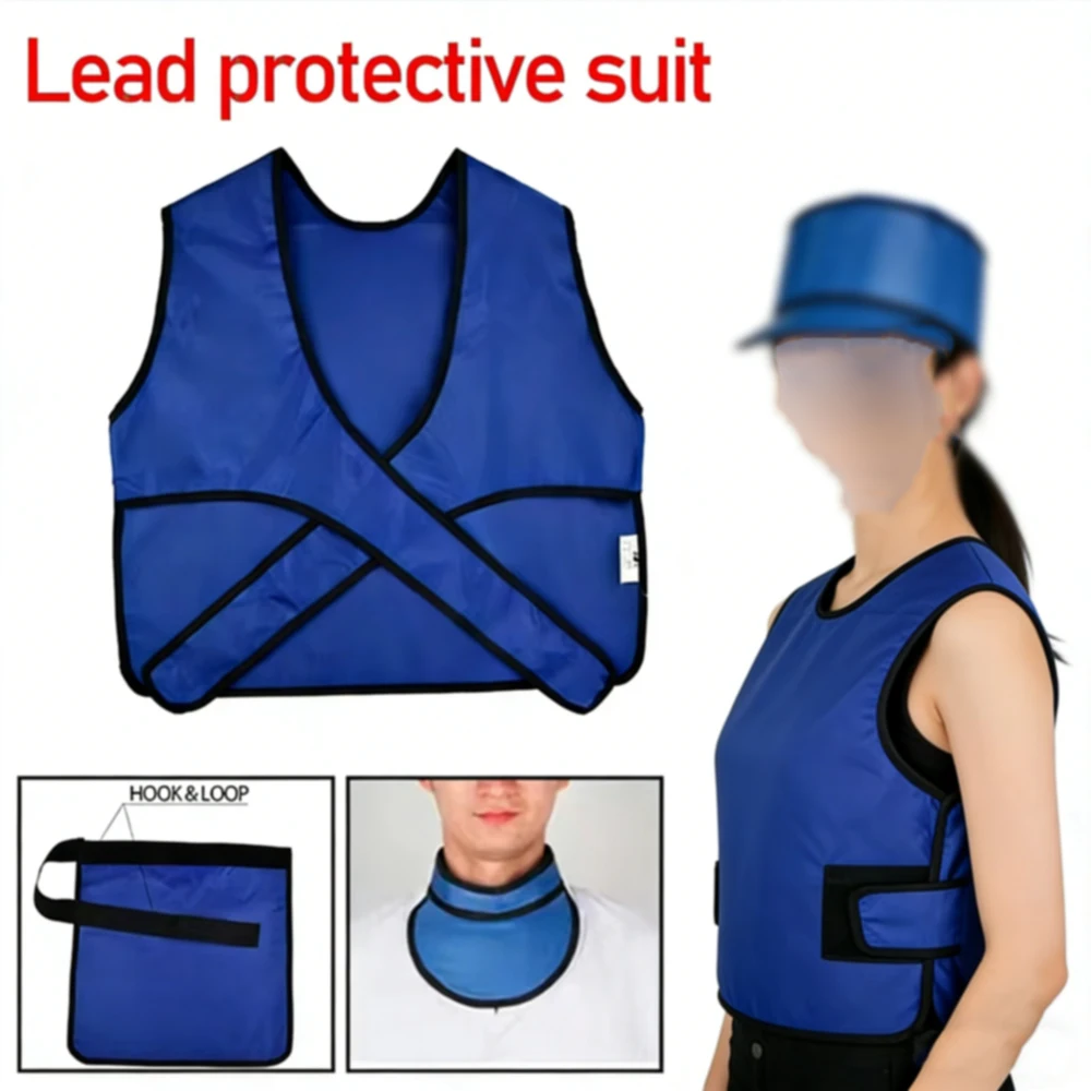 Комплект для радиационной защиты: рентгенозащитная куртка, шапка, фартук и жилет из свинцовой резины (0,35 мм Pb) для медицинского использования
Комплект для радиационной защиты: рентгенозащитная куртка, шапка, фартук и жилет из свинцовой резины (0,35 мм Pb) для медицинского использования