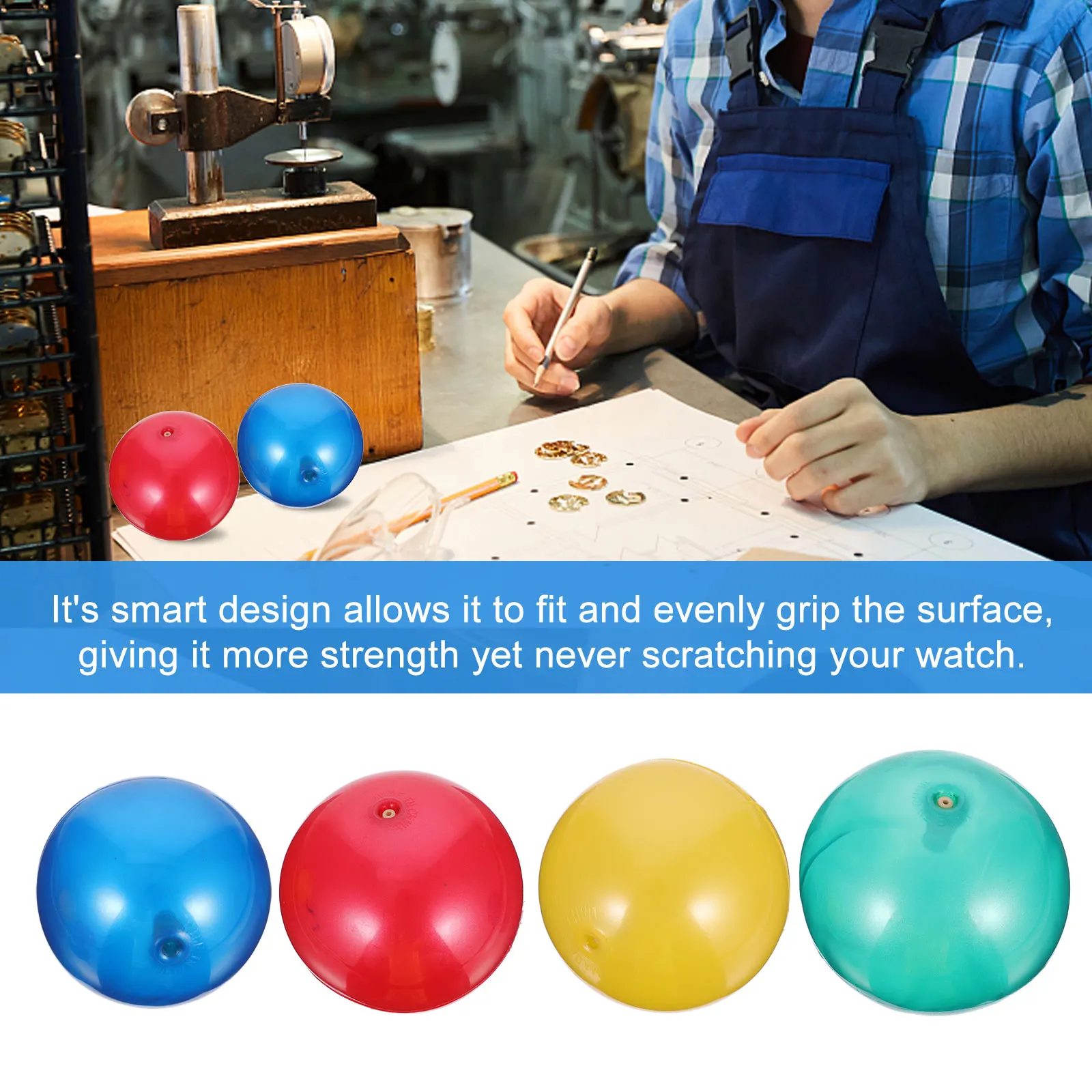 4 Pcs Rubber Balls Watch Opener Case Opening Tool for Replacement Watchmaking Repair Tools Accessories
4 Pcs Rubber Balls Watch Opener Case Opening Tool for Replacement Watchmaking Repair Tools Accessories