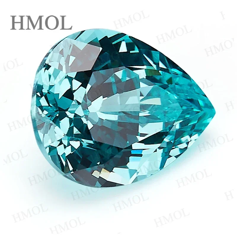 Lab Grown Paraiba Color Pear Cut Extremely Top Quality DIY Rings Necklaces Earrings Materials Charms Selectable AGL Certificate
Lab Grown Paraiba Color Pear Cut Extremely Top Quality DIY Rings Necklaces Earrings Materials Charms Selectable AGL Certificate