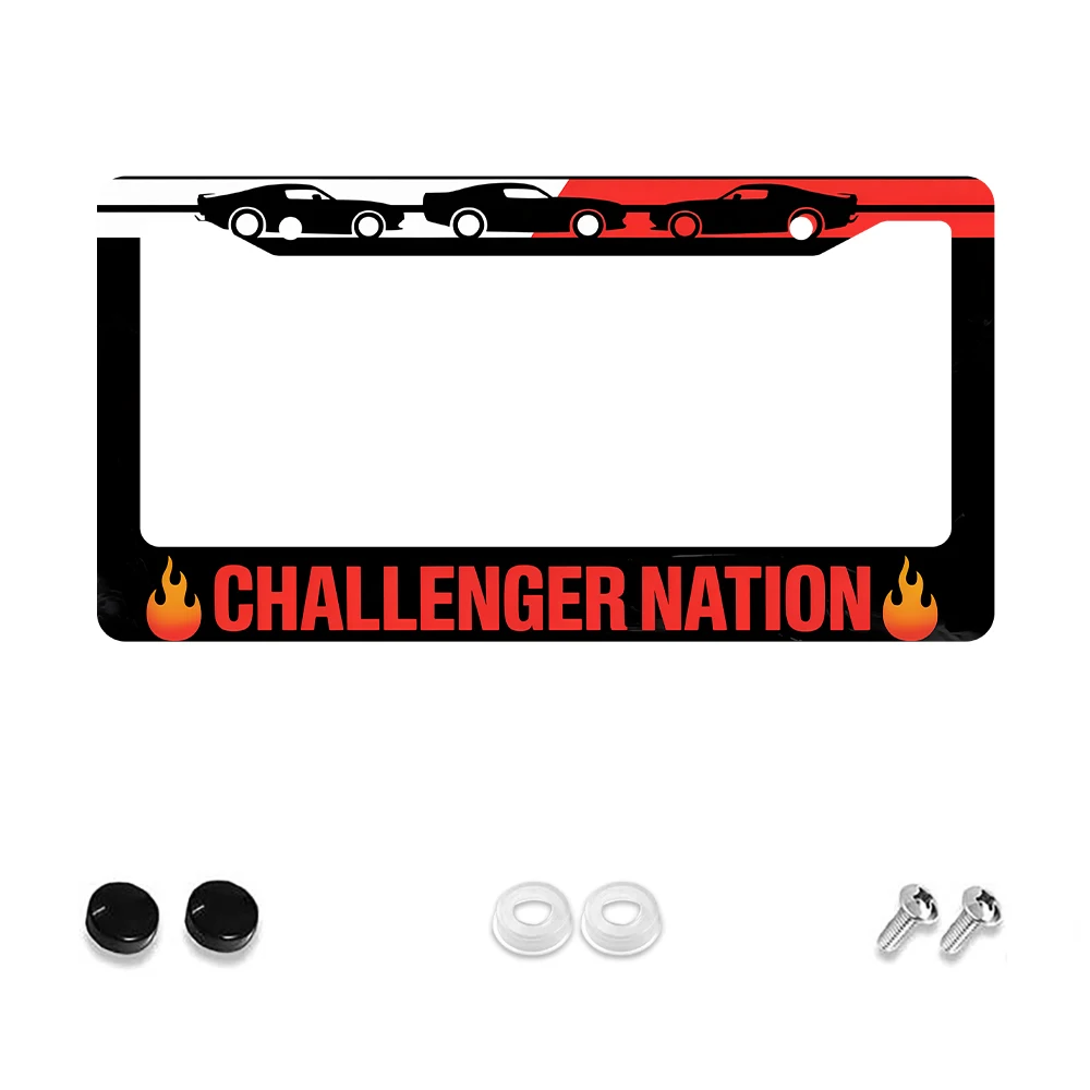 1pc Black and Red Aluminum 2-Hole License Plate Frame with Car Silhouette Pattern, 6x12 Inches, Includes Screw Kit, Retro Novel
1pc Black and Red Aluminum 2-Hole License Plate Frame with Car Silhouette Pattern, 6x12 Inches, Includes Screw Kit, Retro Novel