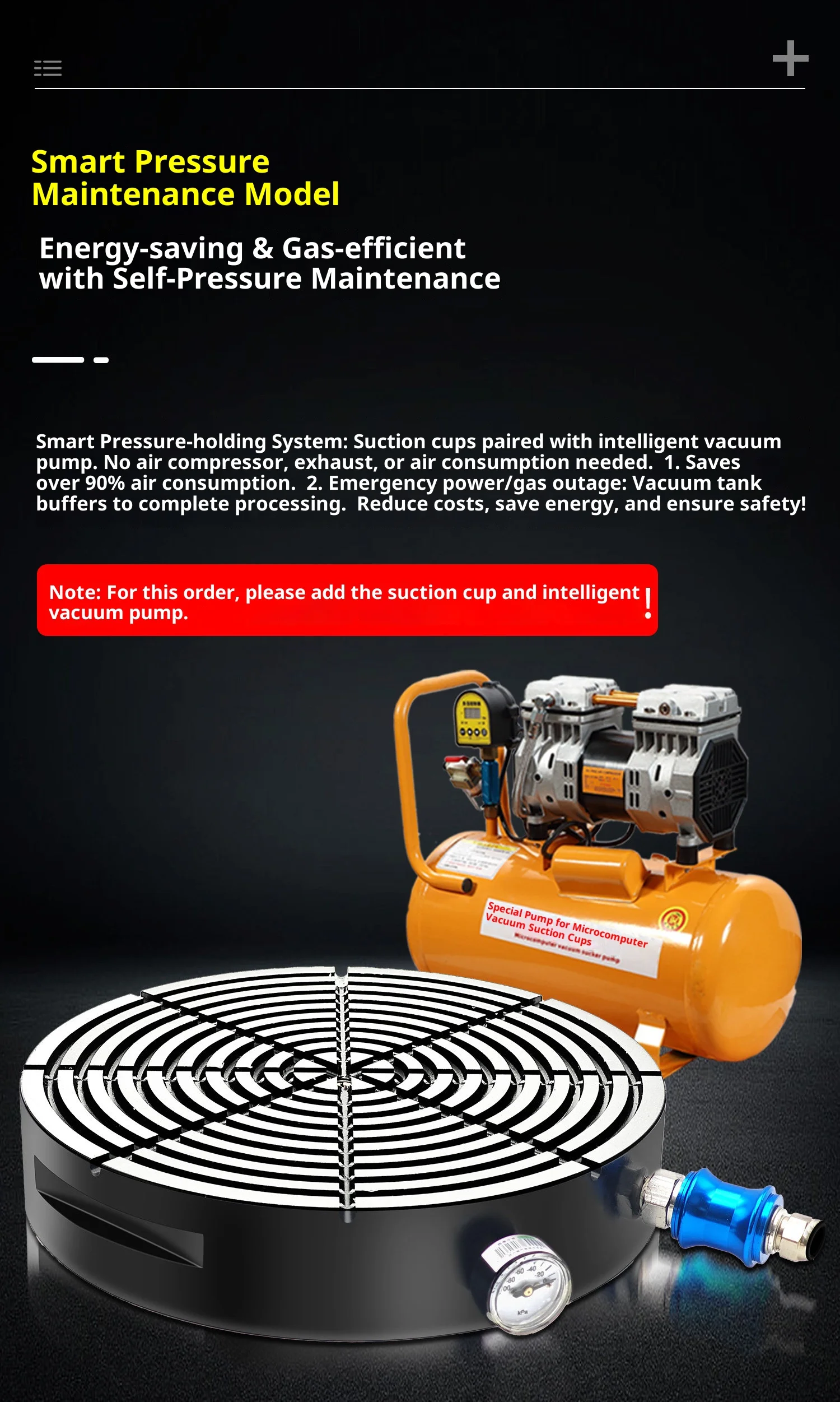 Lathe circular vacuum chuck CNC pneumatic clamp adsorption platform PVC bakelite board copper aluminum stainless steel
Lathe circular vacuum chuck CNC pneumatic clamp adsorption platform PVC bakelite board copper aluminum stainless steel