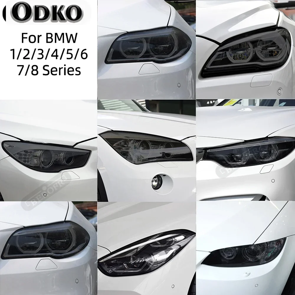 Тонировка автомобильных фар, дымчатая черная защитная пленка, наклейка из ТПУ для BMW F30 F31 G20 F10 F11 G30 F40 F32 F22 F36 F07 F34 G32 G11 G15 
Тонировка автомобильных фар, дымчатая черная защитная пленка, наклейка из ТПУ для BMW F30 F31 G20 F10 F11 G30 F40 F32 F22 F36 F07 F34 G32 G11 G15