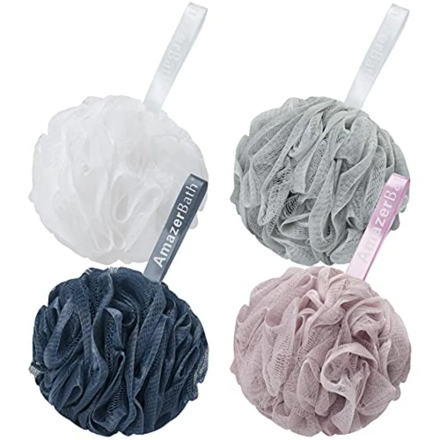 Loofah Sponge 60g/Piece Exfoliating Bath Sponge Body Scrubber - Loofa Set of 4 Grey Blue-Pink-Grey-White
Loofah Sponge 60g/Piece Exfoliating Bath Sponge Body Scrubber - Loofa Set of 4 Grey Blue-Pink-Grey-White
