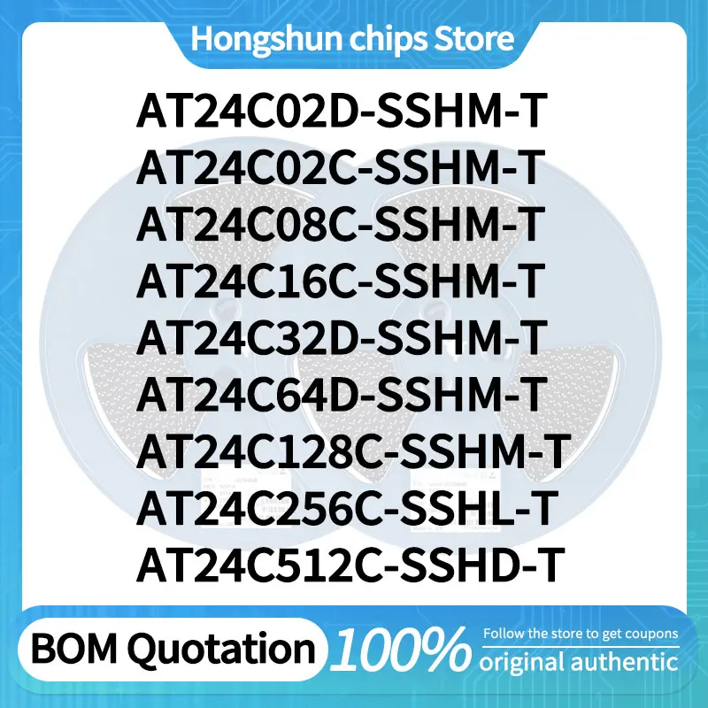 AT24C512C-SSHM AT24C256C-SSHL AT24C128C AT24C64D AT24C32D AT24C16C AT24C08C AT24C04C C02C C02D AT24C512C-SSHD Standard version
AT24C512C-SSHM AT24C256C-SSHL AT24C128C AT24C64D AT24C32D AT24C16C AT24C08C AT24C04C C02C C02D AT24C512C-SSHD Standard version