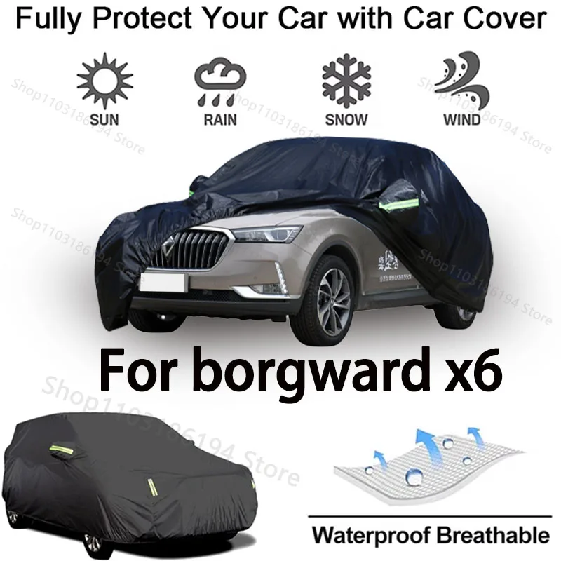 Full Car Cover For Borgward X6 Outdoor Protective Gear-Snowproof, Sunshield, Waterproof and Dustproof Automobile Accessories
Full Car Cover For Borgward X6 Outdoor Protective Gear-Snowproof, Sunshield, Waterproof and Dustproof Automobile Accessories