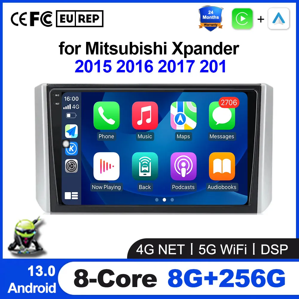 Для Mitsubishi Xpander 2015 2016 2017 2018 беспроводной CarPlay Android 13 Авторадио Wifi Автомобильный мультимедийный GPS головное устройство IPS экран
Для Mitsubishi Xpander 2015 2016 2017 2018 беспроводной CarPlay Android 13 Авторадио Wifi Автомобильный мультимедийный GPS головное устройство IPS экран