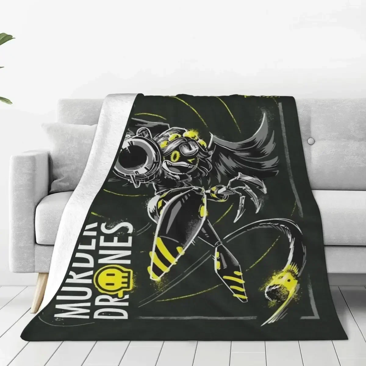 Murder Drones V Blankets Uzi Doorman Horror Flannel Throw Blanket Summer Air Conditioning Personalised Soft Warm Bedspreads
Murder Drones V Blankets Uzi Doorman Horror Flannel Throw Blanket Summer Air Conditioning Personalised Soft Warm Bedspreads