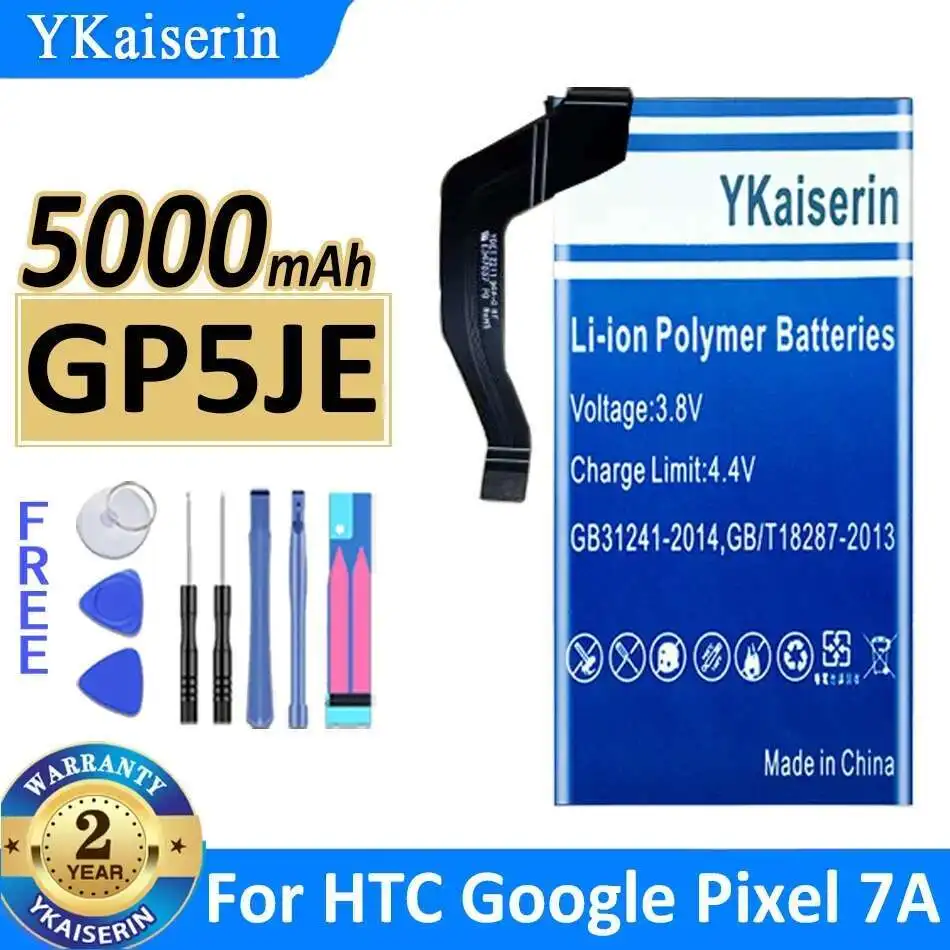 Fast Charging For Htc For Google Pixel 7A Mobile Phone Battery 5000mAh Long-Lasting Performance GP5JE
Fast Charging For Htc For Google Pixel 7A Mobile Phone Battery 5000mAh Long-Lasting Performance GP5JE