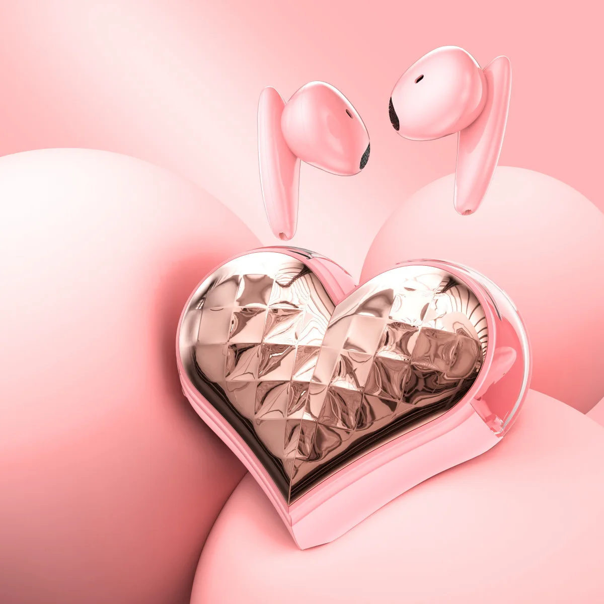 Rotating Heart Shape Bluetooth Earphones Call Noise Reduction Smart Touch Wireless Earbuds Girls Half In Ear Style Headphones
Rotating Heart Shape Bluetooth Earphones Call Noise Reduction Smart Touch Wireless Earbuds Girls Half In Ear Style Headphones