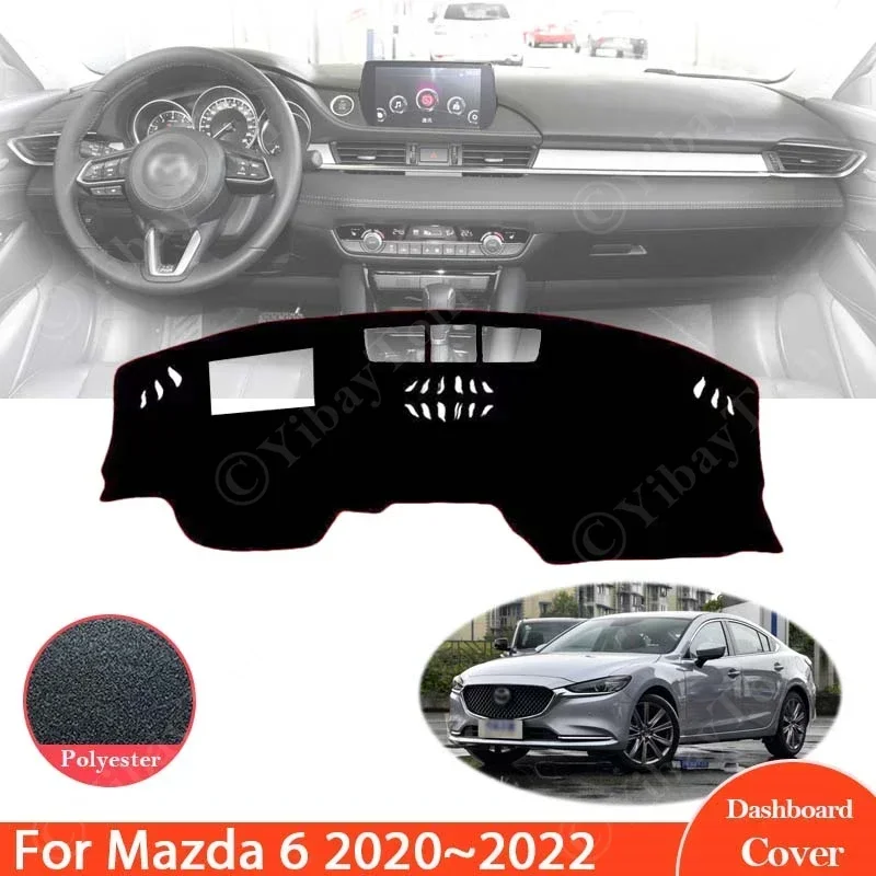 Новый коврик для приборной панели, внутренний солнцезащитный коврик, наклейка на приборную панель, защитный коврик для Mazda 6 2020 2021 2022, автомобильные аксессуары
Новый коврик для приборной панели, внутренний солнцезащитный коврик, наклейка на приборную панель, защитный коврик для Mazda 6 2020 2021 2022, автомобильные аксессуары