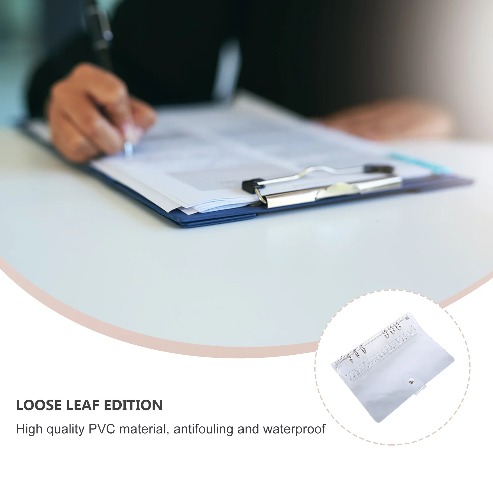 2Pcs Clear Binder PVC Notepad Cover A5 Notebook Folder Planner Case Protector Travel Diary Study Records
2Pcs Clear Binder PVC Notepad Cover A5 Notebook Folder Planner Case Protector Travel Diary Study Records