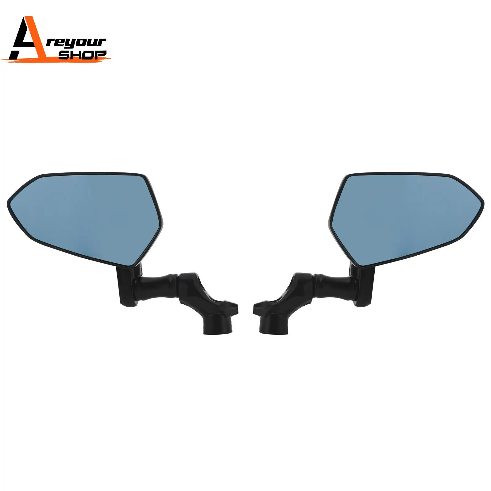 Motorcycle Rearview Mirror M8 M10 Anti-glare Blue Glass Side Mirrors Universal
Motorcycle Rearview Mirror M8 M10 Anti-glare Blue Glass Side Mirrors Universal