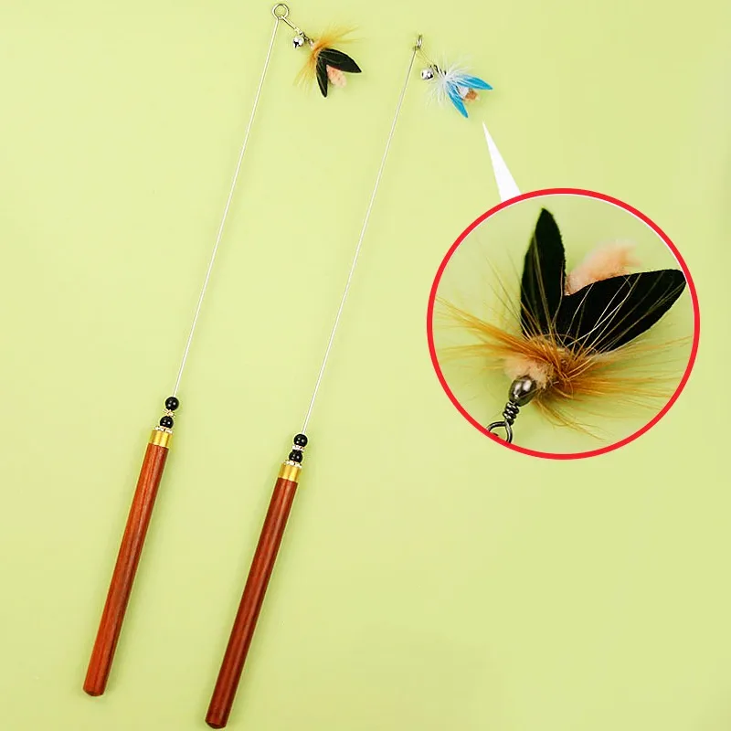 Cat Toy Butterfly Cats Teaser Stick Feather Interactive Cat Toy with Bell Steel Wire Kitten Stick Feather Toys for Cats Teasing
Cat Toy Butterfly Cats Teaser Stick Feather Interactive Cat Toy with Bell Steel Wire Kitten Stick Feather Toys for Cats Teasing
