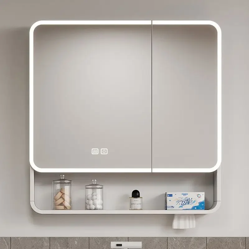 Space bathroom mirror cabinet Bathroom shelf storage wall mirror box Storage light mirror cabinet
Space bathroom mirror cabinet Bathroom shelf storage wall mirror box Storage light mirror cabinet