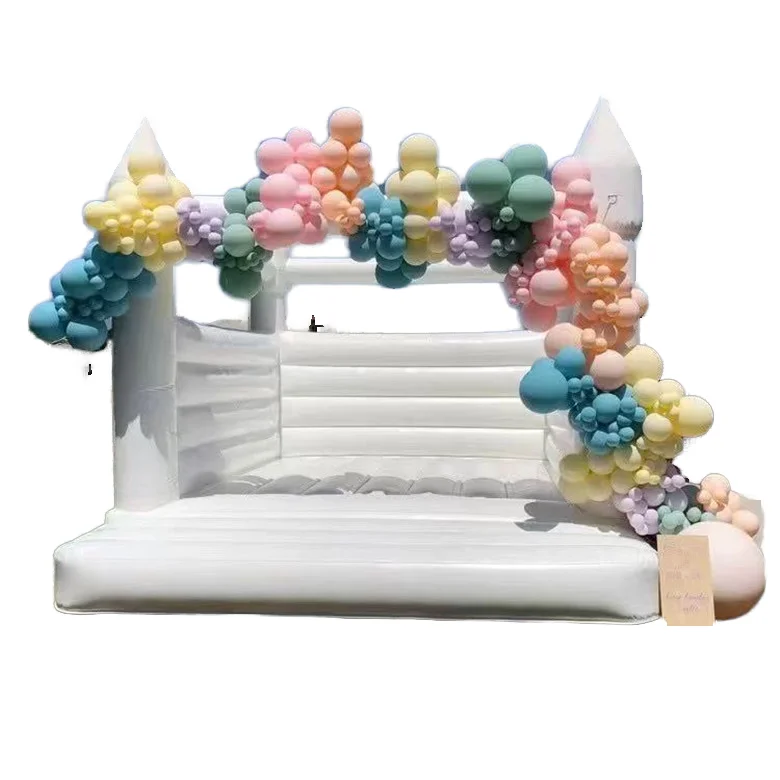 PVC Bounce Jump Castle with House White Wedding Inflatable Castle Children's Trampoline
PVC Bounce Jump Castle with House White Wedding Inflatable Castle Children's Trampoline
