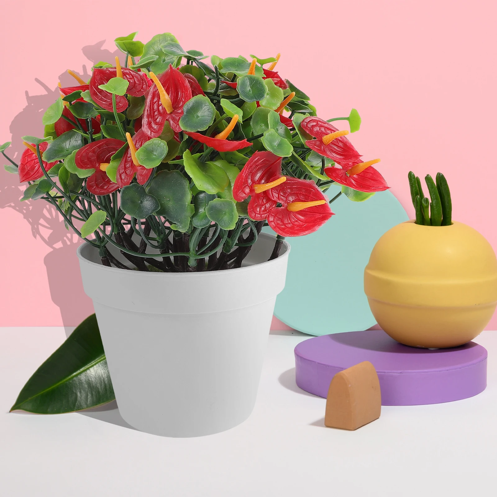 Simulated Ornament Artificial Flower Pot Potted Plants Faux Indoor Fake for Decor Pvc Desktop
Simulated Ornament Artificial Flower Pot Potted Plants Faux Indoor Fake for Decor Pvc Desktop