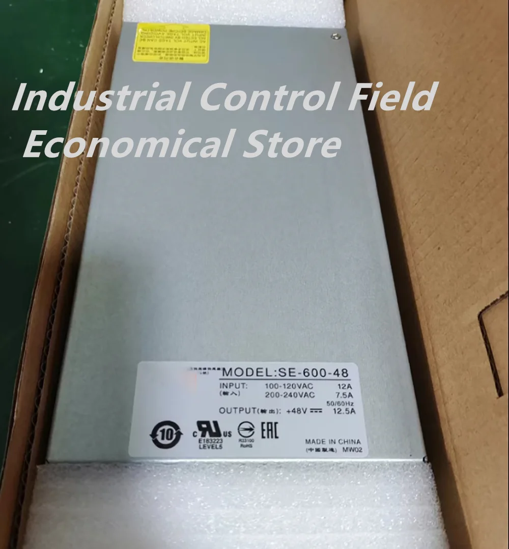 SE-600-48 Switching power supply 48V 12.5A 600W
SE-600-48 Switching power supply 48V 12.5A 600W