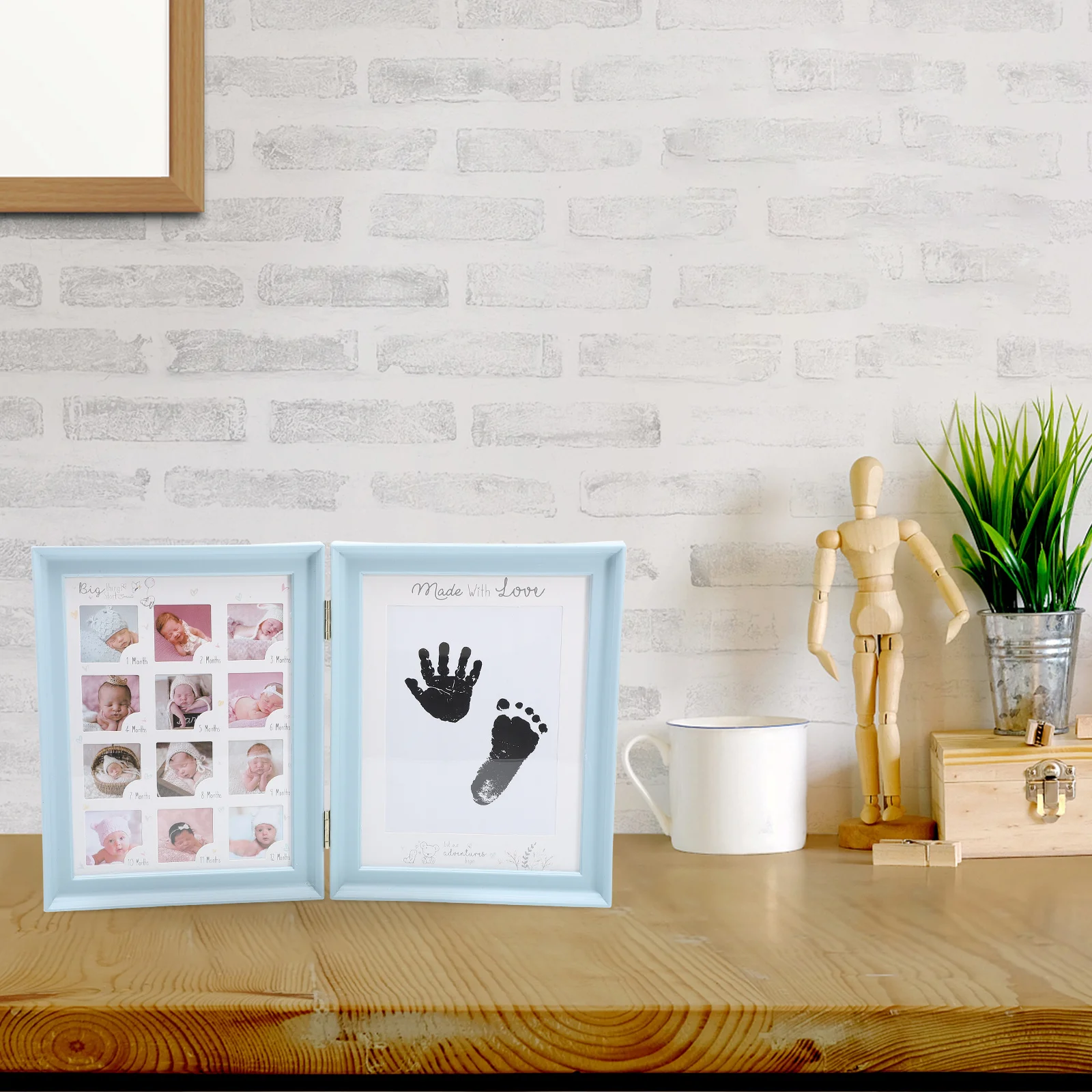 1 шт., детская фоторамка для записи роста, держатель для памяти с отпечатками рук новорожденного, прочный декоративный дисплей на память для младенцев
1 шт., детская фоторамка для записи роста, держатель для памяти с отпечатками рук новорожденного, прочный декоративный дисплей на память для младенцев