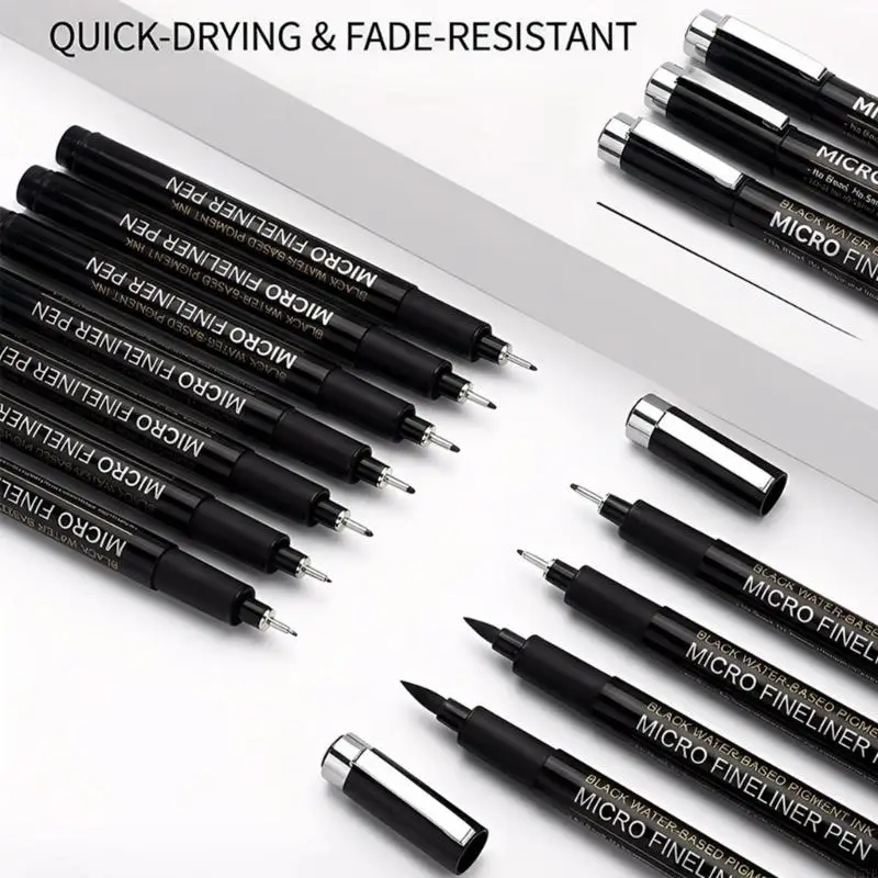 Student Drawing Pen Drafting Sketching Pen Set With Different Tip Sizes For Detailed Work In School Or Studio Projects
Student Drawing Pen Drafting Sketching Pen Set With Different Tip Sizes For Detailed Work In School Or Studio Projects
