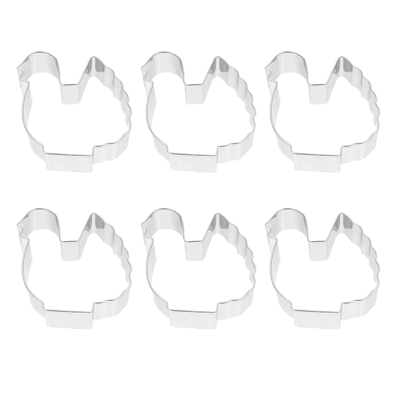 6 Pcs Cookie Mold Stainless Steel Biscuits Molds Chick Kitchen Silver Child Cookie Dough Fondant Chocolate
6 Pcs Cookie Mold Stainless Steel Biscuits Molds Chick Kitchen Silver Child Cookie Dough Fondant Chocolate