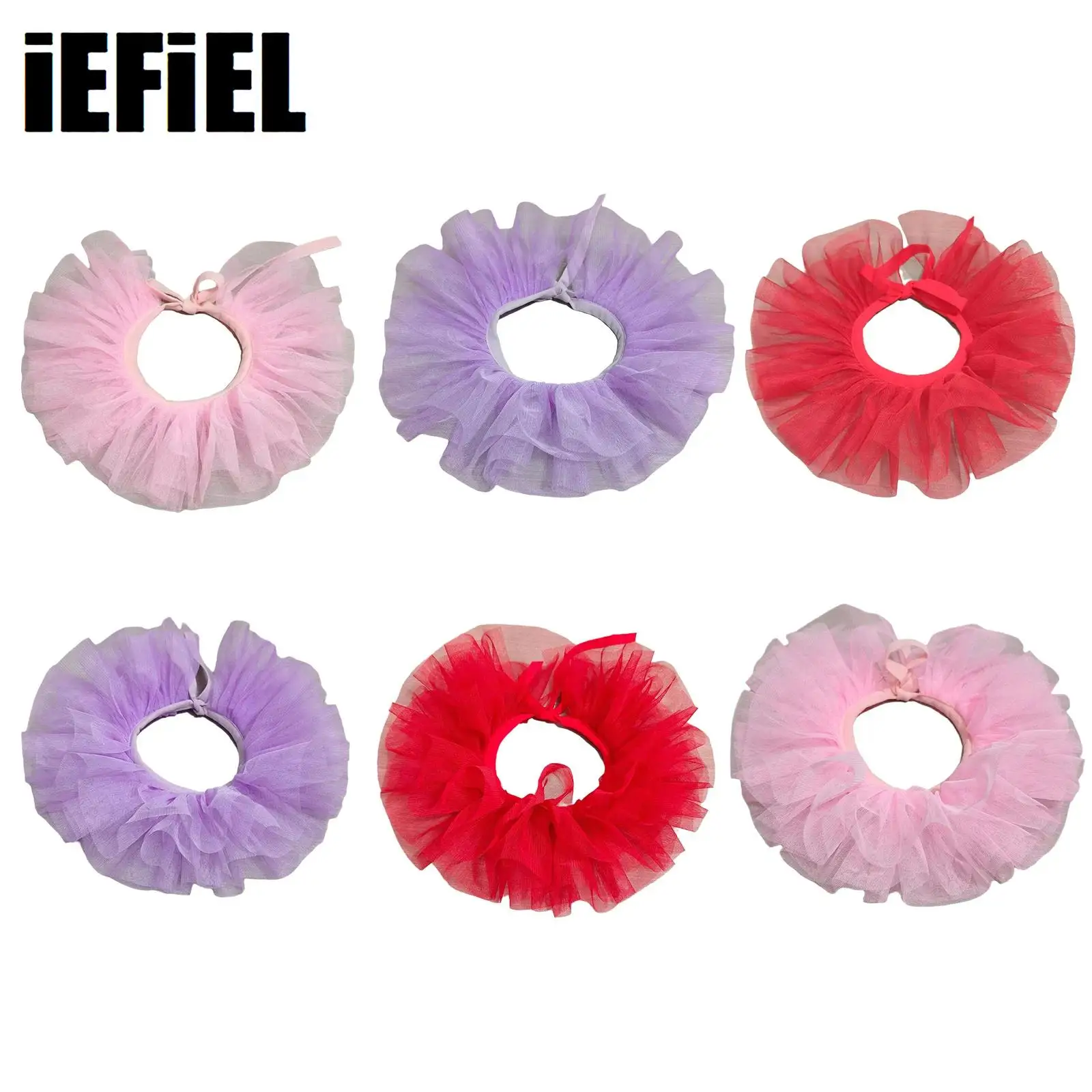 Children Faux Collar Multi-layer Mesh Solid Color Self-tied Strap Design for Themed Party Masquerade Photography
Children Faux Collar Multi-layer Mesh Solid Color Self-tied Strap Design for Themed Party Masquerade Photography