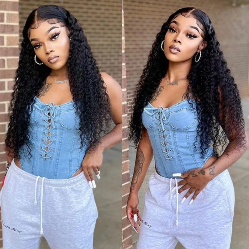 Curly 13x6 HD Lace Front Human Hair Wig Water Wave Lace Front Wig 13x4 Lace Closure Wig Deep Wave Human Hair Wigs For Women
Curly 13x6 HD Lace Front Human Hair Wig Water Wave Lace Front Wig 13x4 Lace Closure Wig Deep Wave Human Hair Wigs For Women
