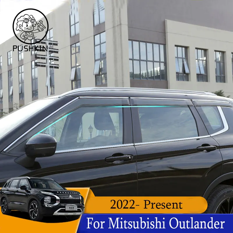 4 PCS Car Window Visors For Mitsubishi Outlander 2023 2024 2025 Rain Guards Weathershields Sun Rain Deflectors Accessories
4 PCS Car Window Visors For Mitsubishi Outlander 2023 2024 2025 Rain Guards Weathershields Sun Rain Deflectors Accessories