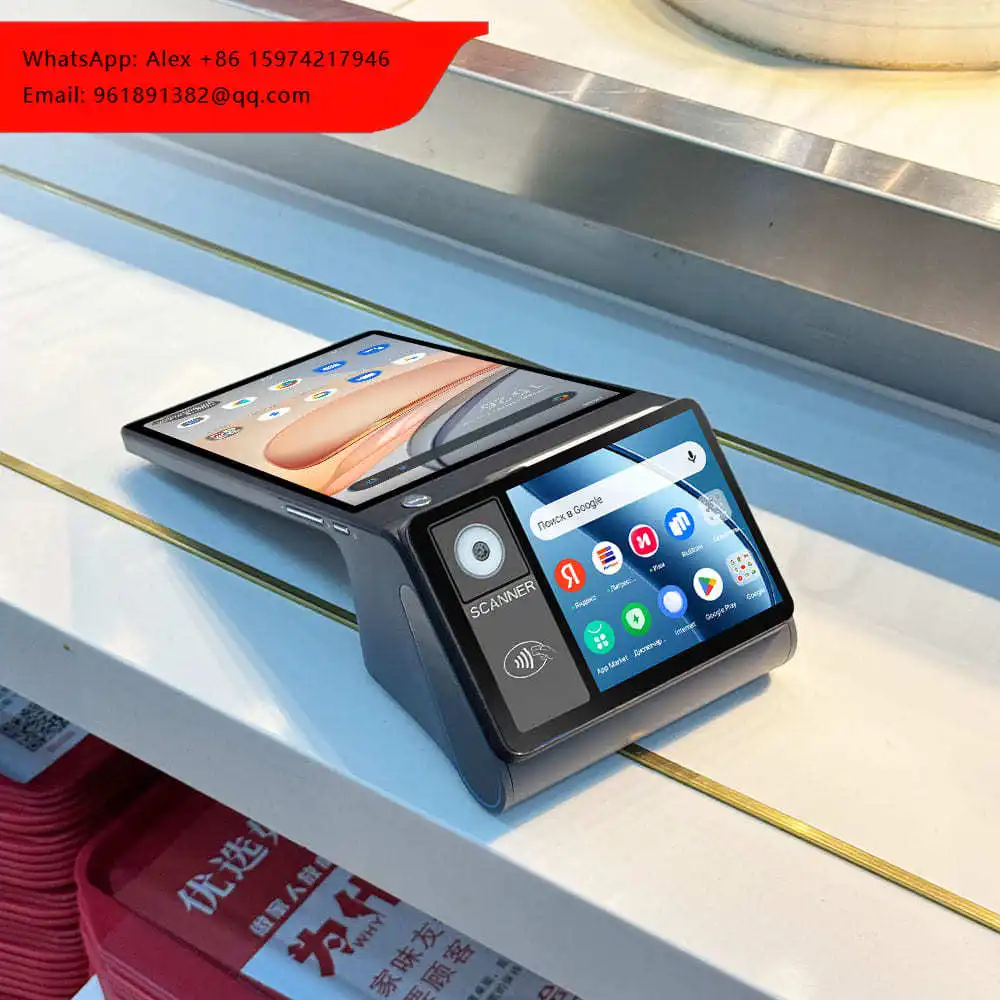 Z108 POS Terminal 8 Inch & 3.95 Inch Android 14 Handheld POS Machine NFC POS System With 80mm Thermal Printer
Z108 POS Terminal 8 Inch & 3.95 Inch Android 14 Handheld POS Machine NFC POS System With 80mm Thermal Printer