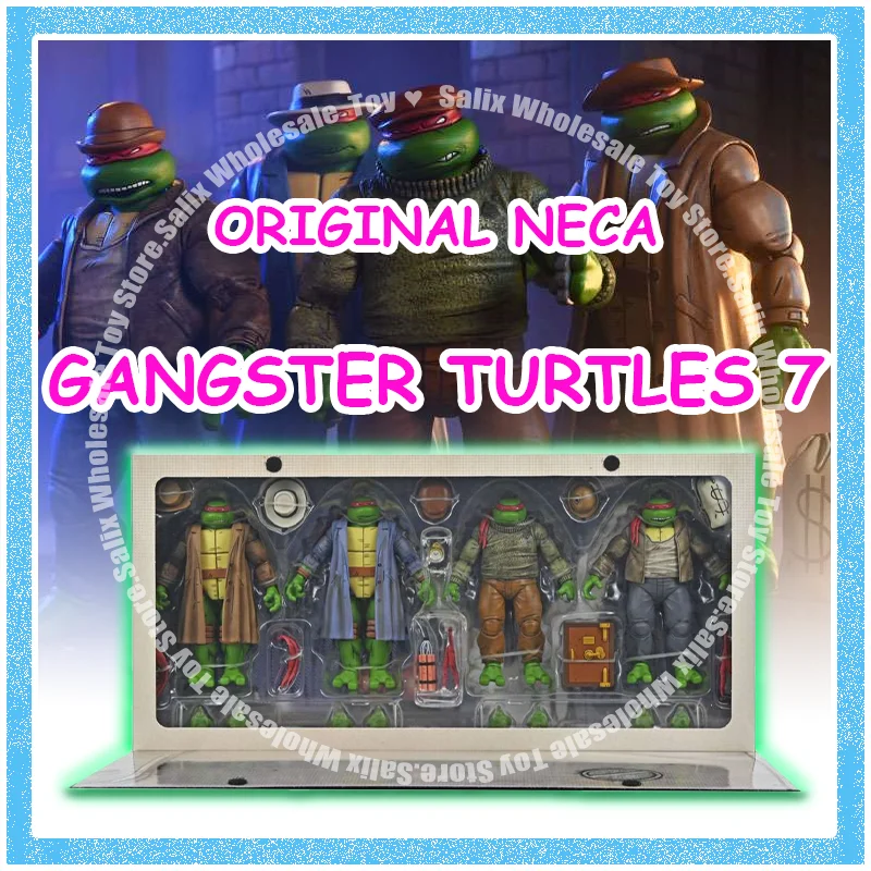 New Original NECA TMNT (Mirage Comics) - Gangster Turtles 7” Scale Action Figure 4-Pack Anime Action Figure Custom Gift Toys
New Original NECA TMNT (Mirage Comics) - Gangster Turtles 7” Scale Action Figure 4-Pack Anime Action Figure Custom Gift Toys
