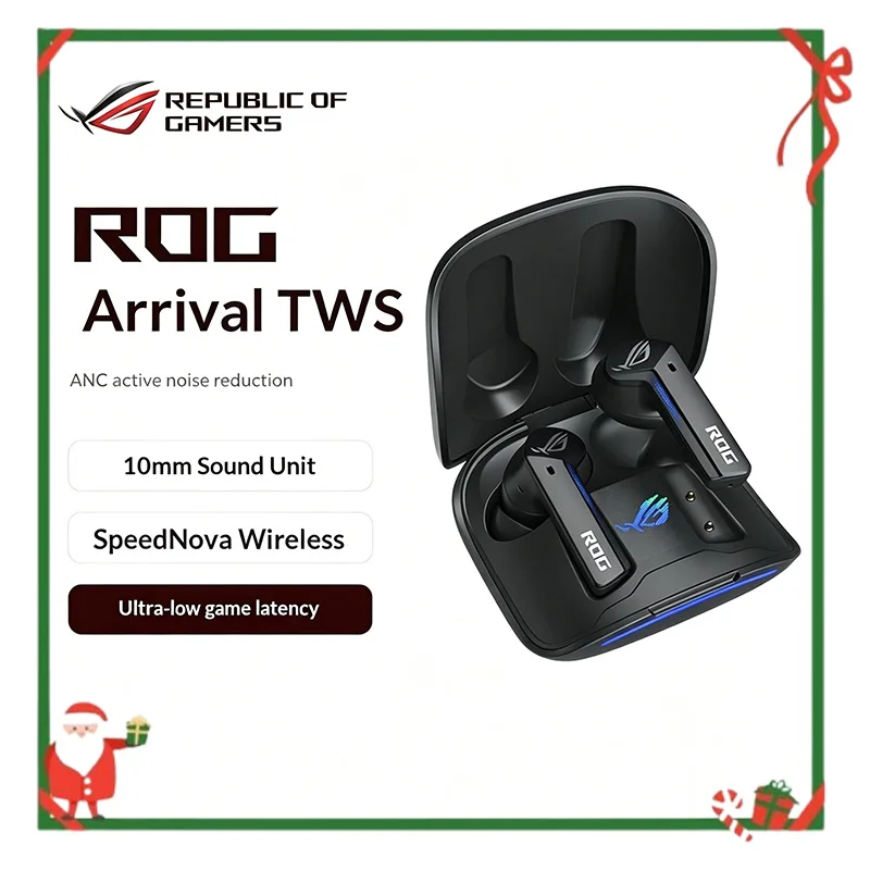 Беспроводные наушники ASUS ROG TWS SpeedNova с активным шумоподавлением (ANC)
Беспроводные наушники ASUS ROG TWS SpeedNova с активным шумоподавлением (ANC)