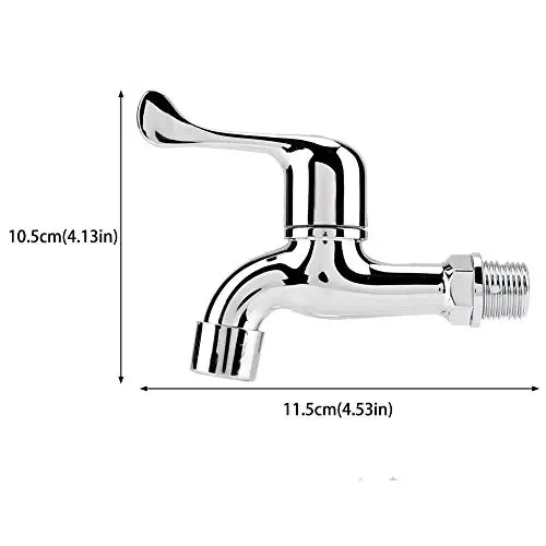 Chrome Single Lever Cold Water Tap For Kitchen Bathroom Laundry Garden With G1/2 Thread
Chrome Single Lever Cold Water Tap For Kitchen Bathroom Laundry Garden With G1/2 Thread
