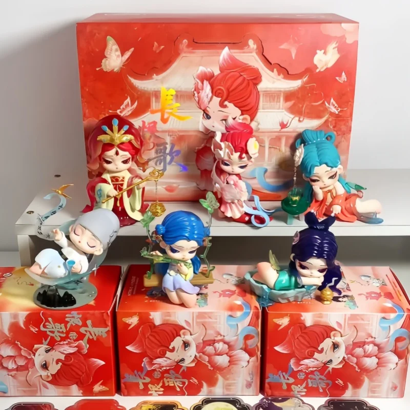 Новая серия Dodo Shyi Song Of Eternal Sorrow, слепая коробка, милые фигурки героев, модная игрушка, загадочная коробка, коллекция кукол, игрушки, подарок для детей
Новая серия Dodo Shyi Song Of Eternal Sorrow, слепая коробка, милые фигурки героев, модная игрушка, загадочная коробка, коллекция кукол, игрушки, подарок для детей