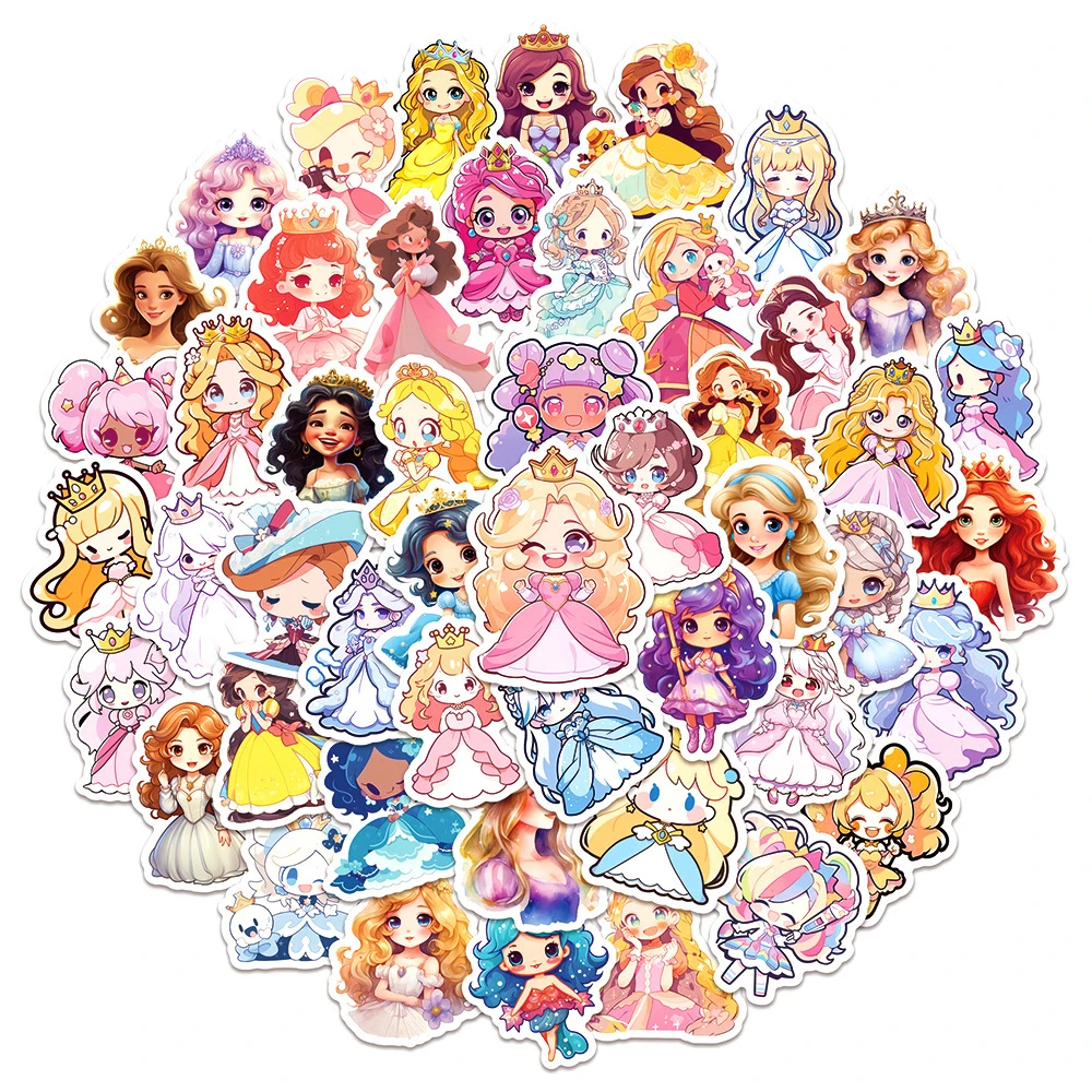 10/30/50pcs Kawaii Anime Princess Girls Stickers Aesthetic Decals DIY Luggage Phone Stationery Waterproof Cute Cartoon Sticker
10/30/50pcs Kawaii Anime Princess Girls Stickers Aesthetic Decals DIY Luggage Phone Stationery Waterproof Cute Cartoon Sticker